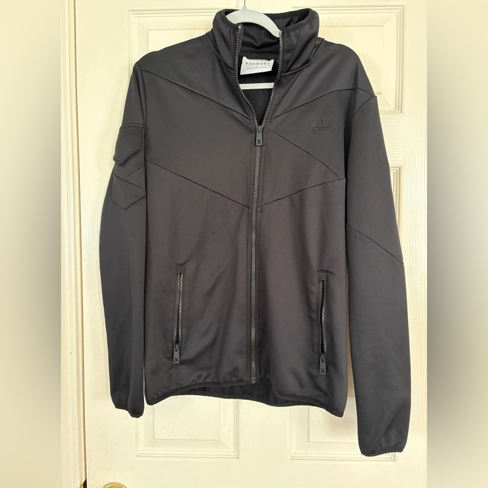 Vuarnet Venere Womenβs Black Zip Up Jacket Size Large 10/12
